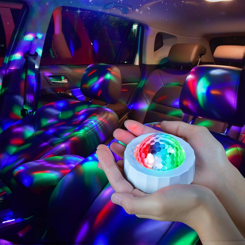 Car Disco Ball Rechargeable Ba - Audio Music Dj recension och pris