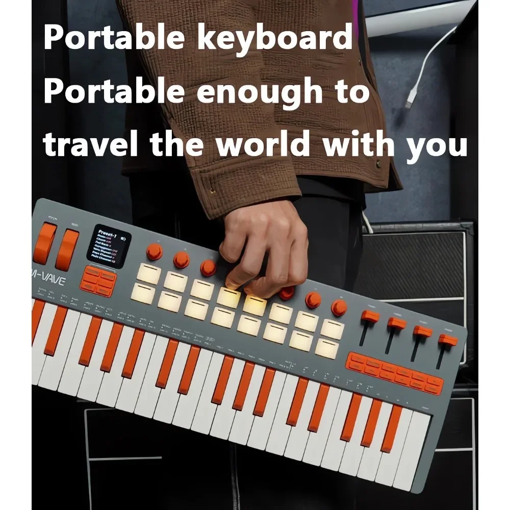 M-VAVE SMK-37 Elite MIDI Produ - Midi Controller Pad recension och pris