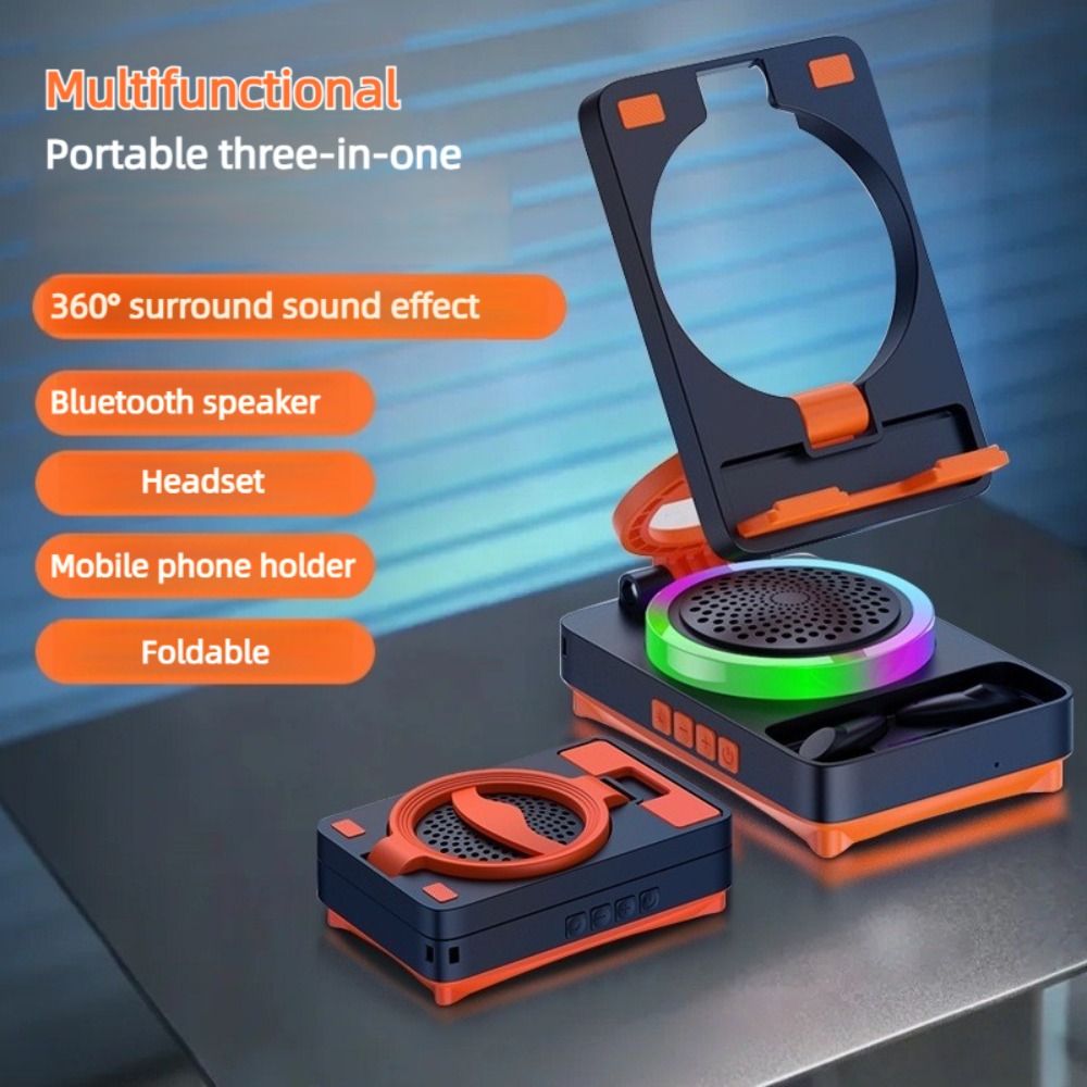 3‑In‑1 Foldable Phone Stand Wi - Audio Music Spotify recension och pris